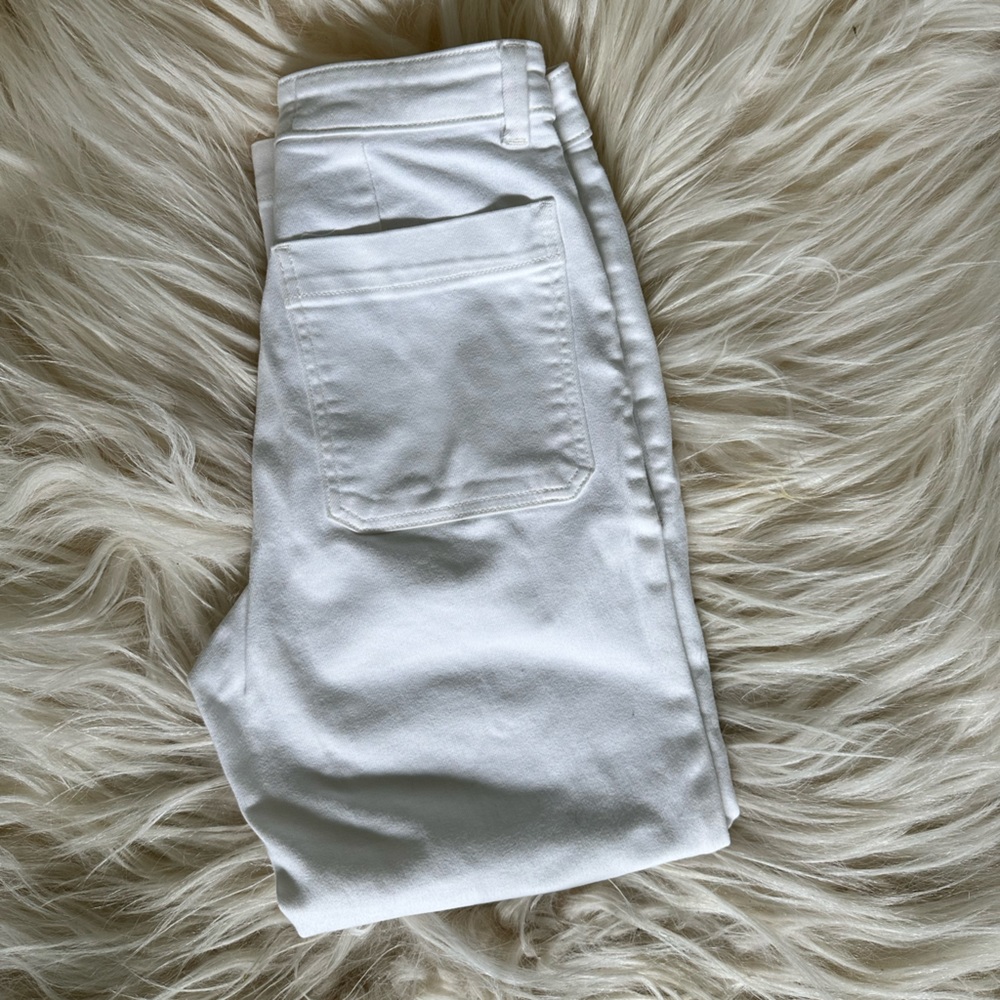 Everlane Straight Leg Crop, Bone, Size 4 (Regular)